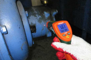 Kiểm tra nhiệt độ vòng bi bơm hút chân không fuji hg-20